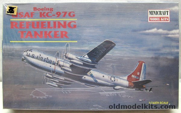 Minicraft 1/144 Boeing USAF KC-97G Refueling Tanker - USAF SAC, 14441 plastic model kit